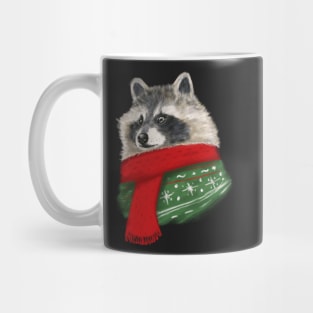 Winter Raccoon Mug